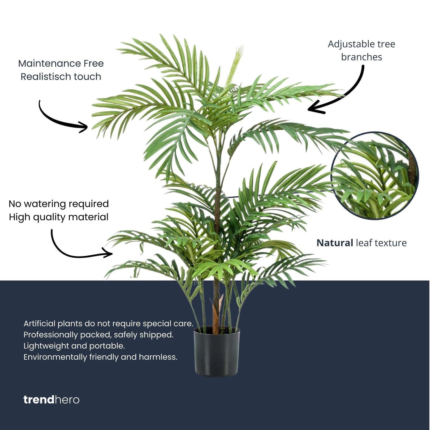 Palm Phoenix 90cm - Kunstplant - Artificial plant