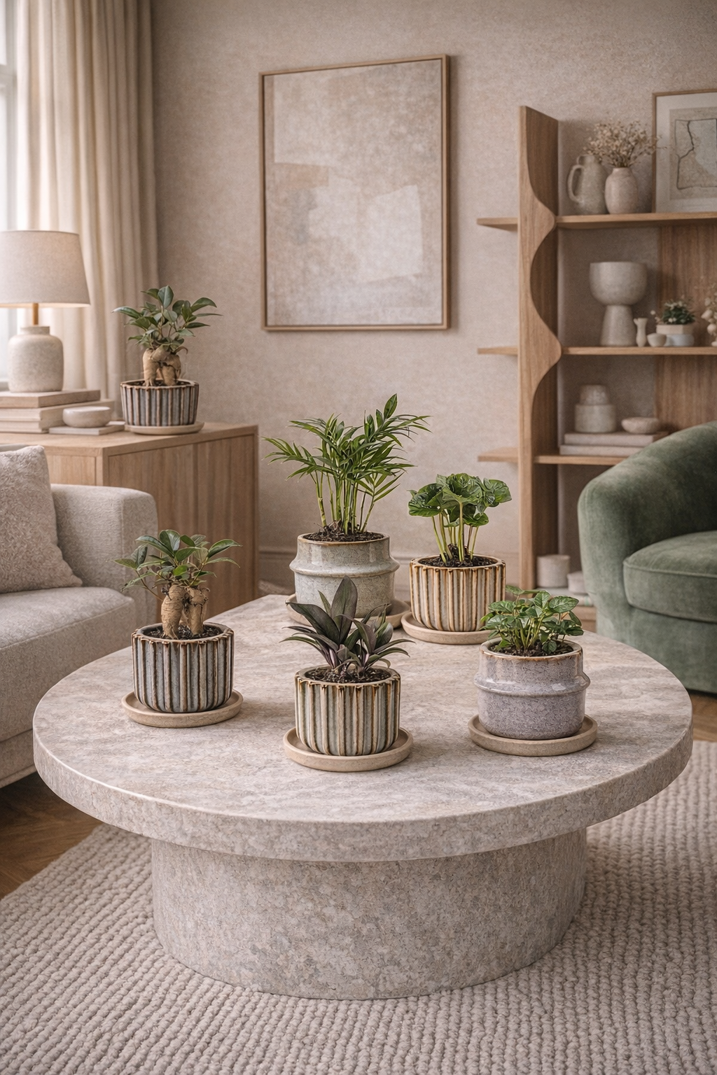 Mini planten set 6 - Inclusief pot set Barcelona