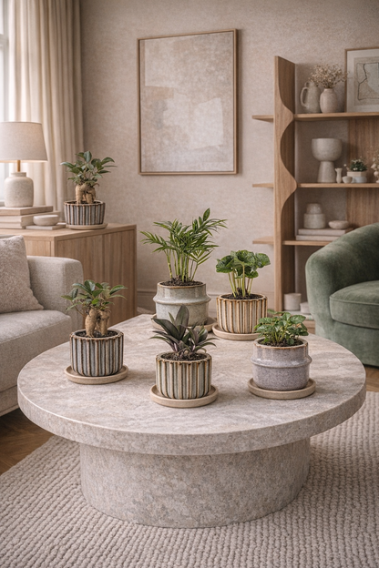 Mini planten set 6 - Inclusief pot set Barcelona