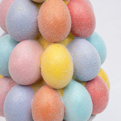 Paasei boom decoratie - Glitter pastel eieren - ↑ 40 cm