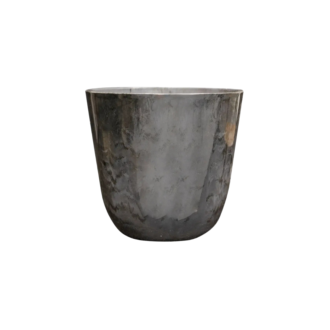 Pot Palermo marble grijs - D27 x H25