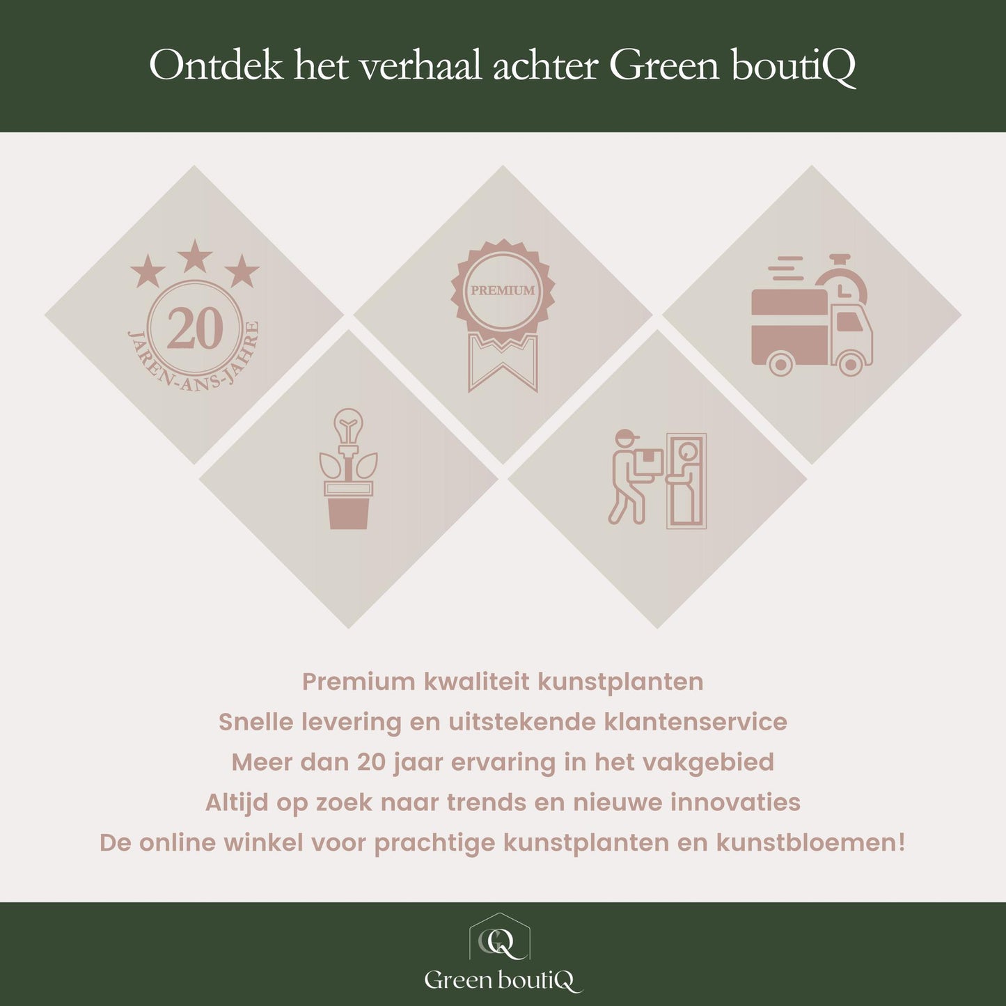 Kunstbloemen - Boeket L - Romantic Glam - 80cm