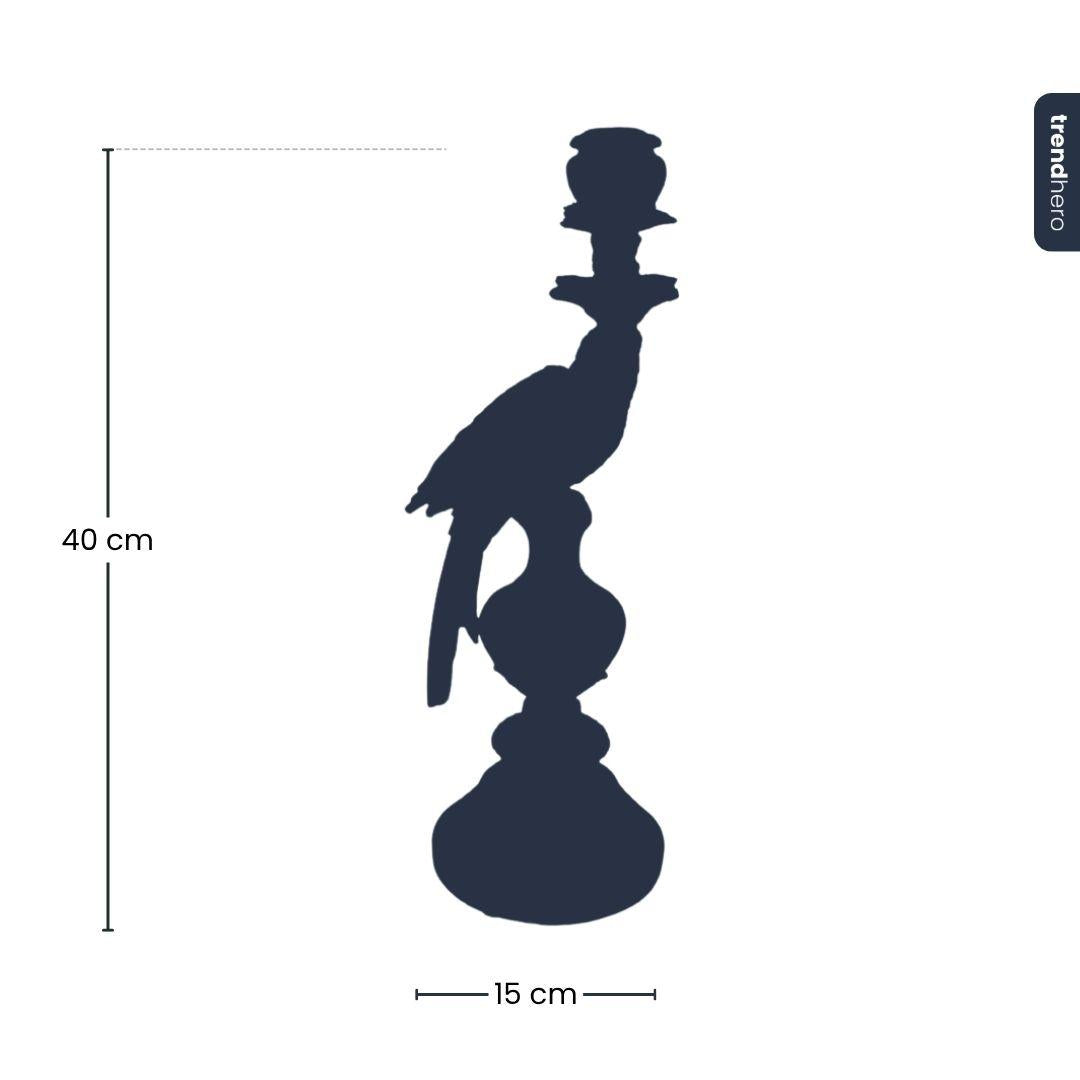 Kandelaar - Dutch Blue Parrot ↑ 40 cm - Rechts