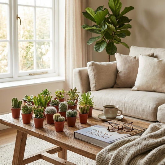 Mini Cactus & Succulenten Mix - 18 Stuks - Ø 5,5 cm - Hoogte: 5-10 cm