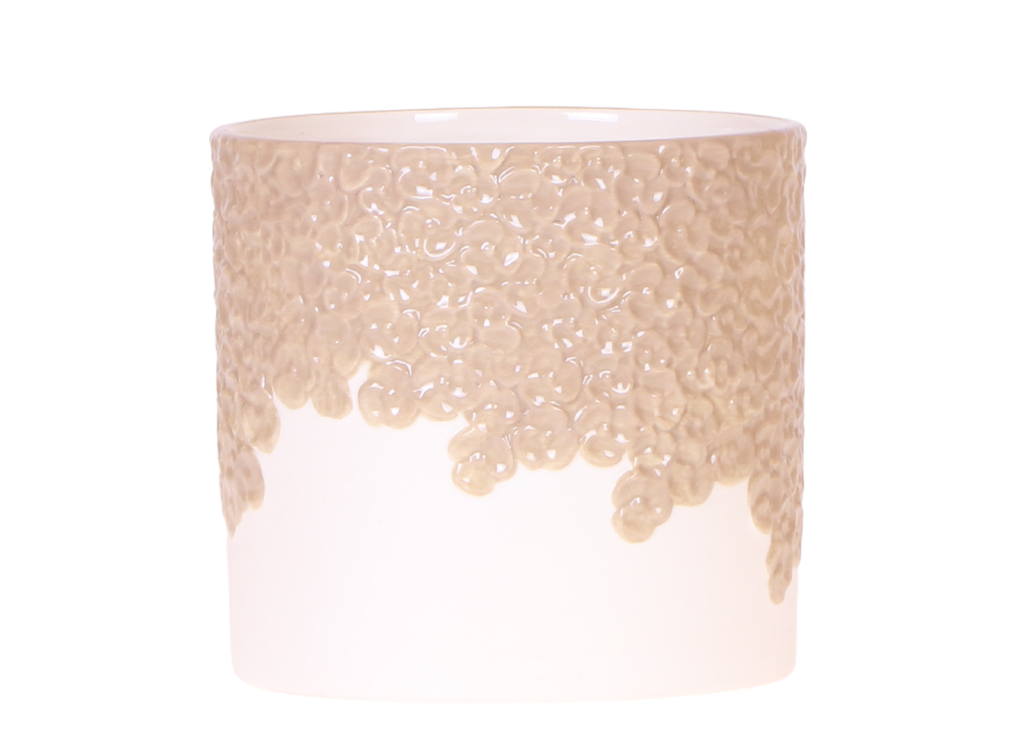 Kolibri Home | Bloom sierpot - Sand - Ø12cm