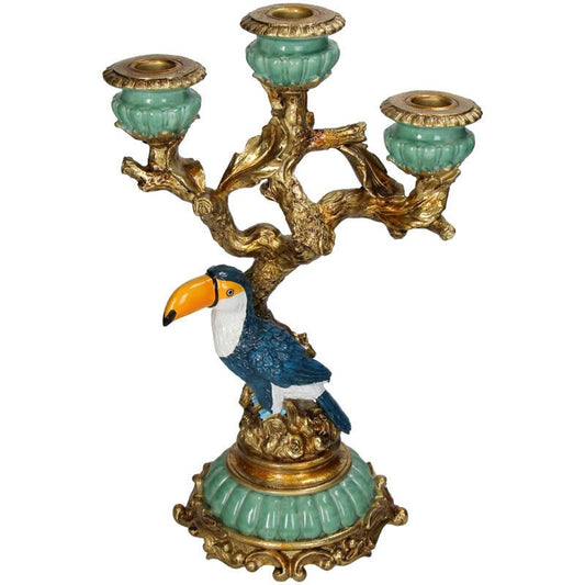 Toekan Kaarshouder – Kleurrijk Exotisch Design van Polyresin