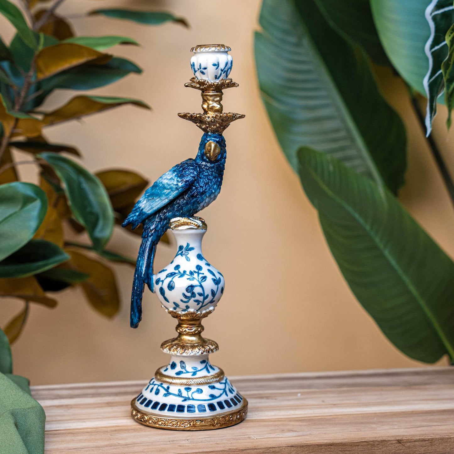 Kandelaar - Dutch Blue Parrot ↑ 40 cm - Rechts