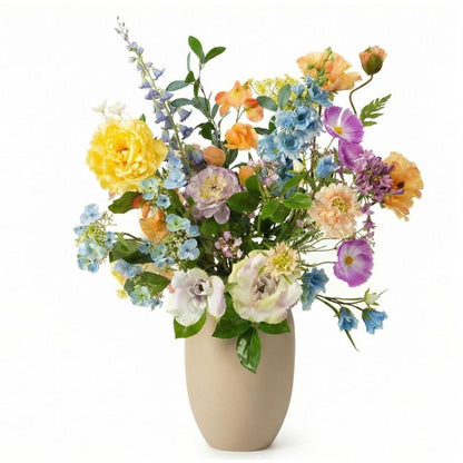 Kunstbloemen boeket - Soft Spring Deluxe - Real Touch - 18 stelen - ↑ 85 cm