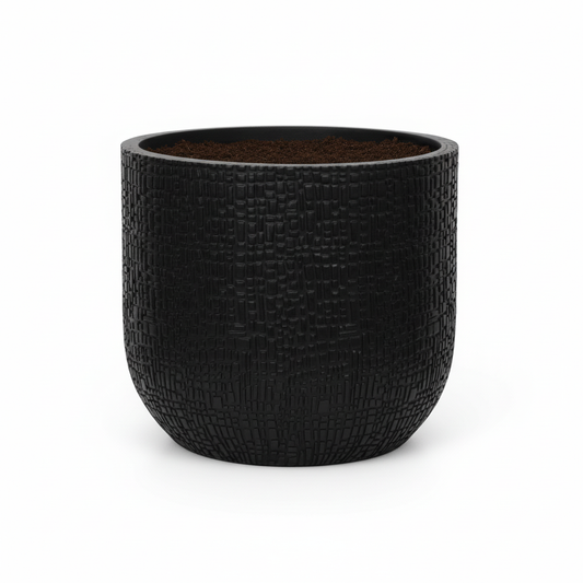 Capi Nature Skin Pot Bol Antraciet - D14cm - 13cm