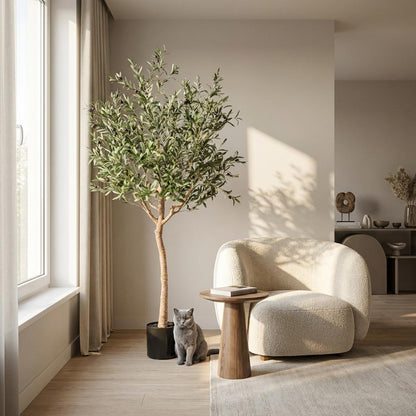 Kunst Olijfboom -  Olea europaea - Olijfboom - 180 cm