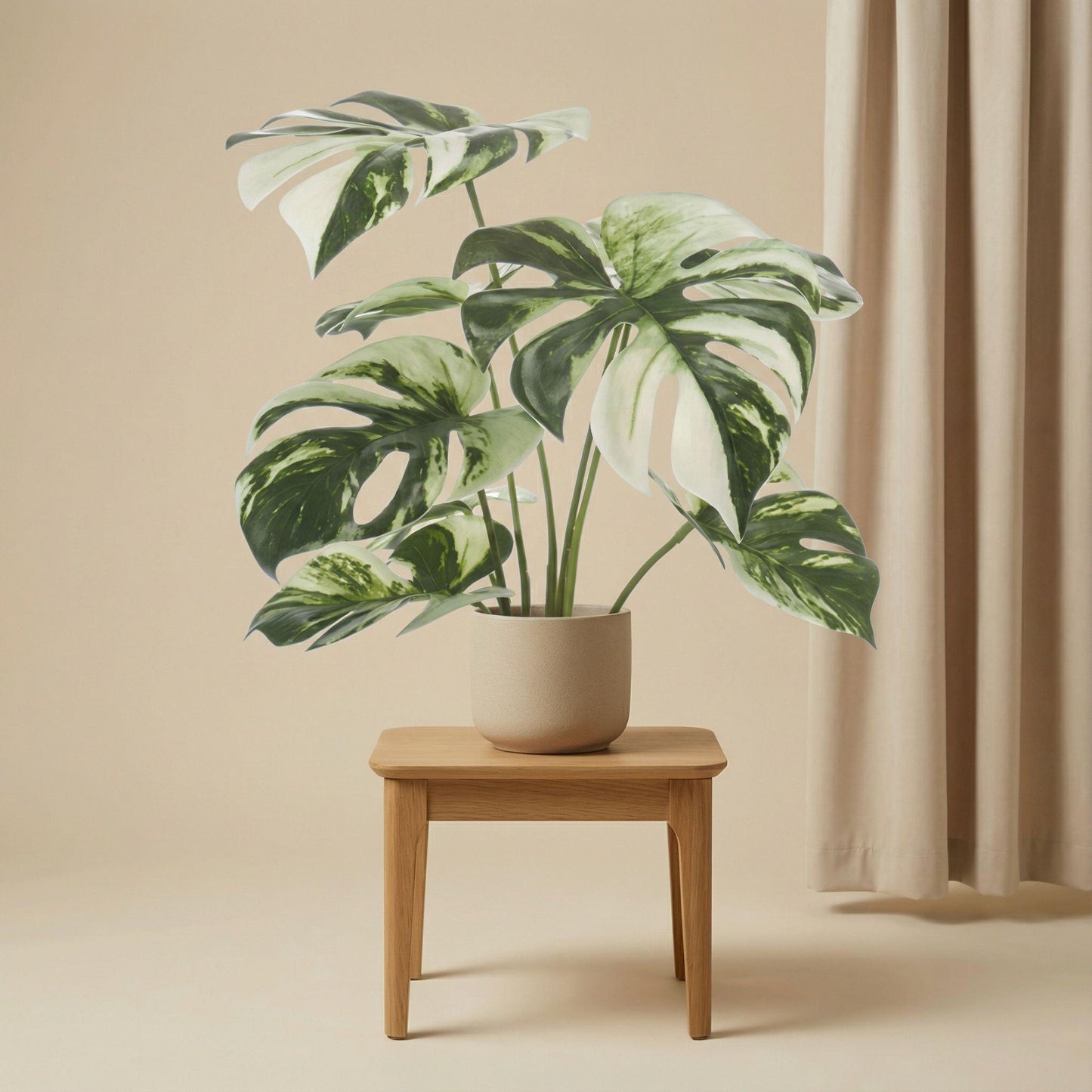 Monstera bush in pot 40cm - Kunstplant - Artificial plant