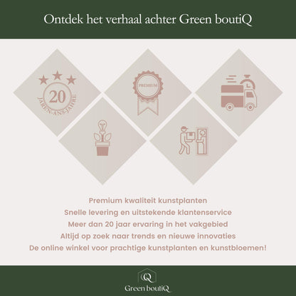 Kunstbloemen Solo Light Pink Peonies x 5 - 65cm